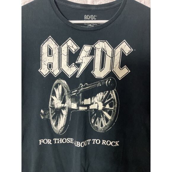 AC/DC Band Tee Men’s Large For Those About To Rock - Picture 3 of 6